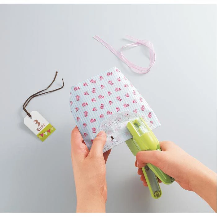 Kokuyo Heftzange Harinacs Medium Plus SLN-MSH110D, Heftleistung Ca. 10 Blatt, Schwarz, Klammerlos - Image 5