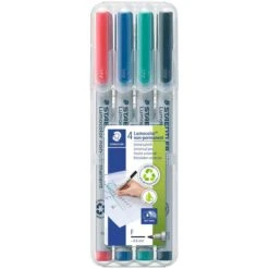 Staedtler Lumocolor Non-permanent M Sortiert 316 WP4 Folienschreiber 0,6mm 4 Stück