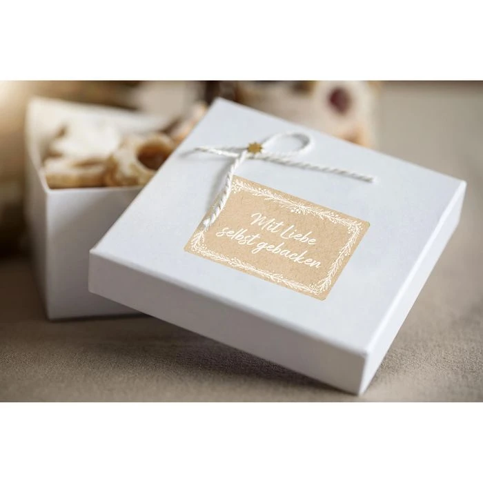 Zweckform Vielzwecketiketten 51052 Xmas Weiß,braun, 33 X 52 Mm, 26 Blatt, 208 Stück - Image 5