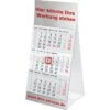 Tischkalender Jahr 2024, Dreimonatskalender Mit Werbedruck, 100 Stück