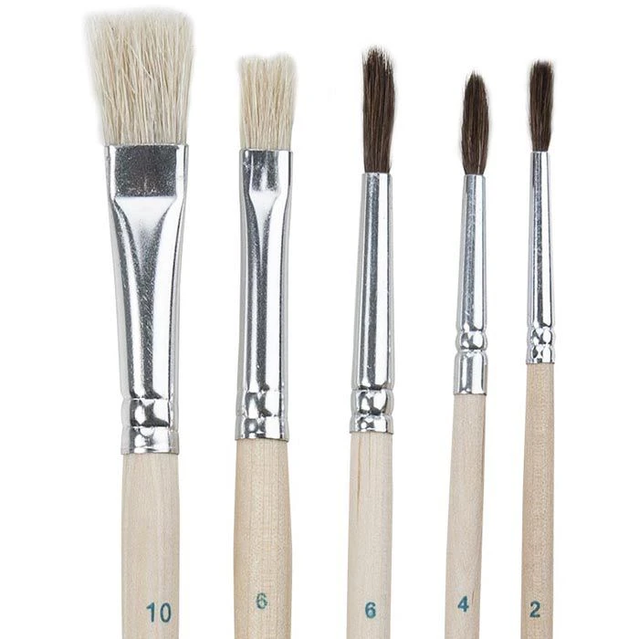 Pelikan Pinsel-Starter-Set Haar-und Borstenpinsel - Image 3