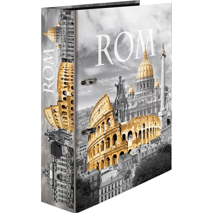 Herma 7174 Trendmetropolen Motivordner Rom, A4, Breit