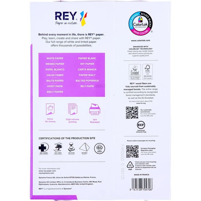 Rey Copy A4 80g 500 Blatt Kopierpapier - Image 3