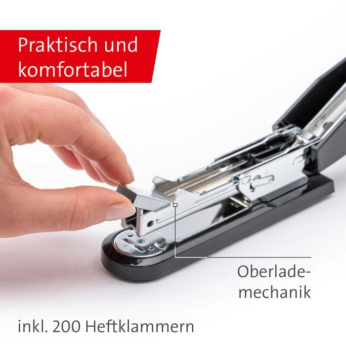 Novus B2 020-1255 Heftgerät, Heftleistung 25 Blatt Schwarz - Image 3