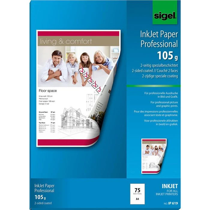 Sigel IP 619 Inkjet Paper Professional A4 105g
