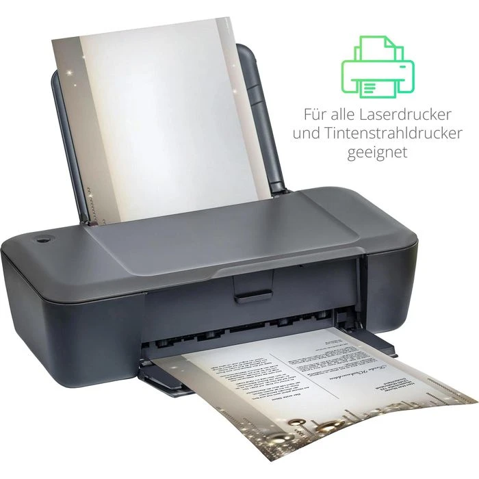 Tatmotive Weihnachtsbriefpapier Noblesse, Set, A4, 90g/m², 100 Blatt + 100 Umschläge - Image 3