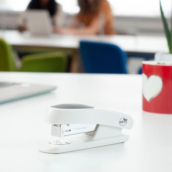 RAPESCO Heftgerät 1483 ECO Sting Ray, Germ-Savvy, Heftleistung 20 Blatt, Soft Weiß - Image 5