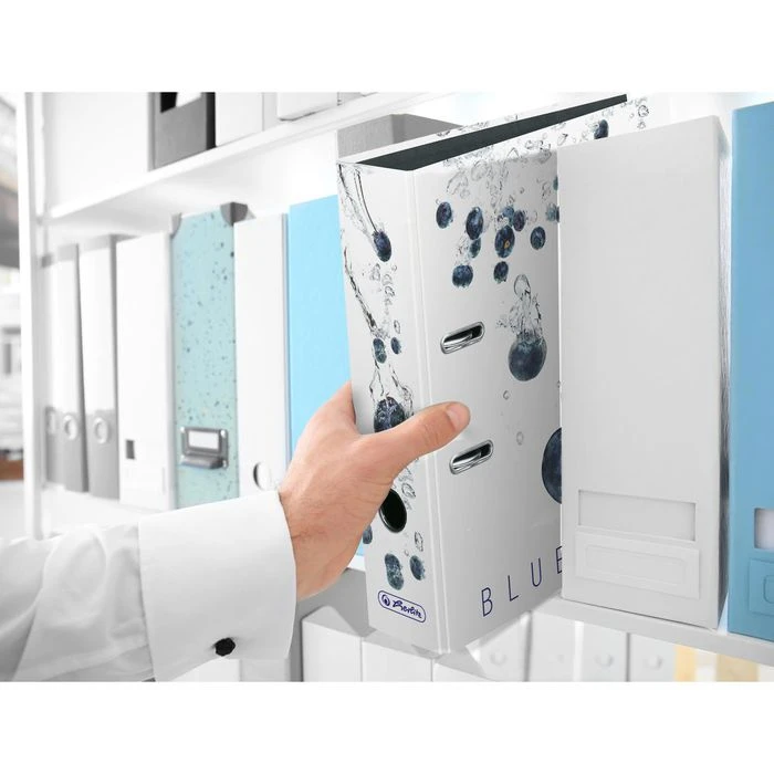 Herlitz MaX.file Fresh Fruit 11305992 Motivordner Blaubeere, A4, Breit, 8cm - Image 3