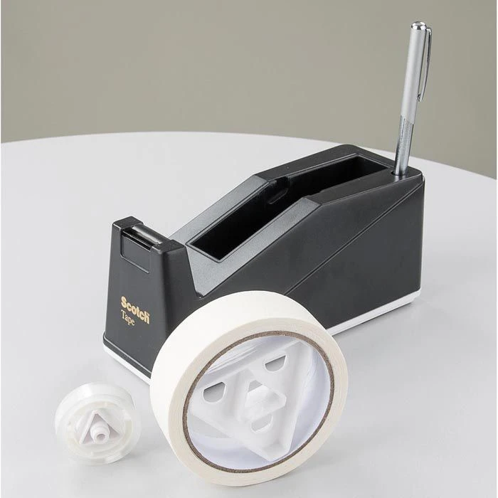 Scotch Klebefilmabroller C10, Schwarz, Tischabroller Für Kleberollen 25mm X 66m - Image 2