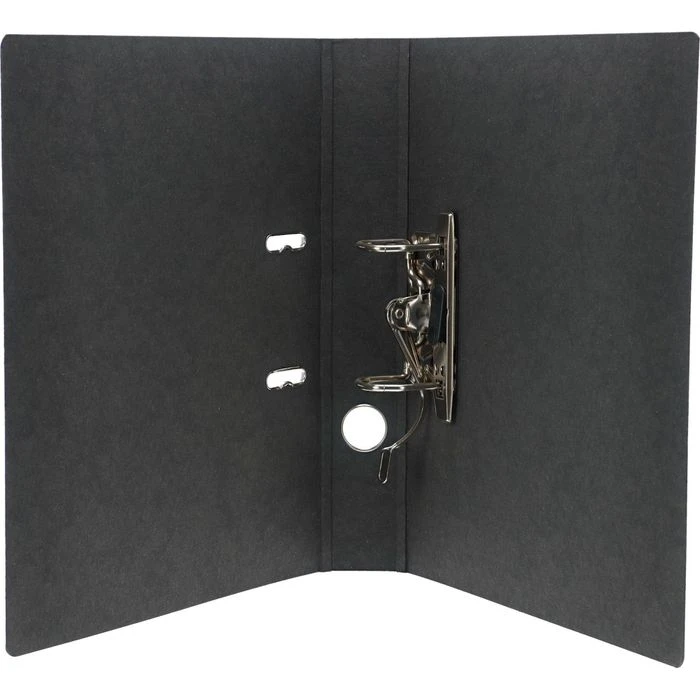 Bene Ordner 91500, Karton, A4, 5cm, Hartpappe, Schwarz Marmoriert - Image 2