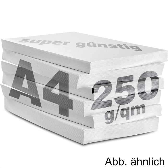 Clairefontaine Kopierpapier Clairalfa, 2230C, A4, 250g/qm, Hochweiß, 125 Blatt - Image 2