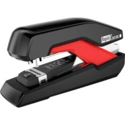 Rapid Heftgerät S030c Omnipress, 5000550, Flat-Clinch, Heftleistung 30 Blatt, Schwarz / Rot