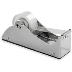 Kornet&Hahn Klebefilmabroller 40371008, Silber, Tischabroller Für Kleberollen 19mm X 33m