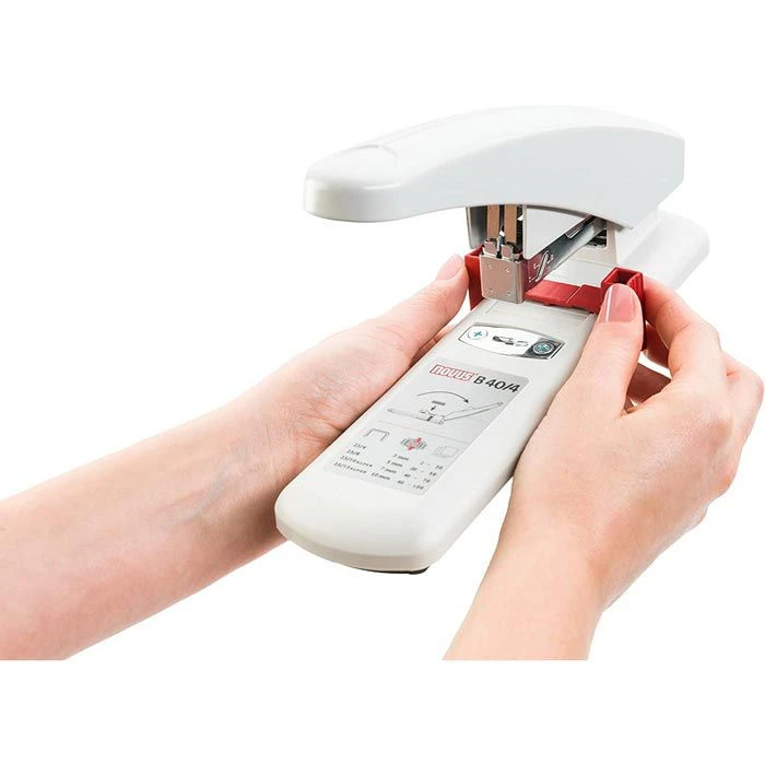 Novus Heftgerät B40/4, 023-0056, Blockhefter, Heftleistung 100 Blatt, Grau - Image 5