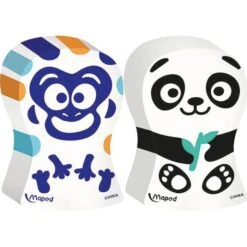 Maped Radiergummi Ergo Fun Multi, 119002, Für Bleistifte, Sortiert, Aus Gummi, 2 Stück