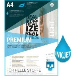 Skullpaper Transferpapier Inkjet, DIN A4, T-Shirt-Folie Für Helle Textilien, 10 Blatt