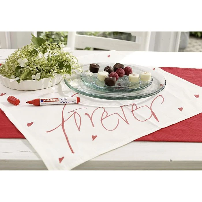 Edding Textilmarker 4500 Trend, Farbig Sortiert, Strichbreite 2-3mm, Waschfest Bis 60 Grad, 10Stück – Bild 5