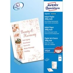 Avery Zweckform 2581 Superior Inkjet Papier A4
