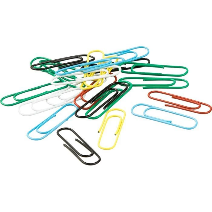 Herlitz Büroklammern 8859134, 26mm, Farbig Sortiert, Kunststoffüberzogen, 1000 Stück - Image 3