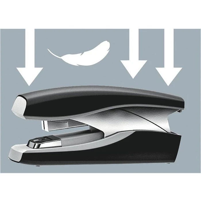 Leitz Heftgerät 5603-00-95, NeXXt Softpress, Flat-Clinch, Heftleistung 30 Blatt, Schwarz - Image 4