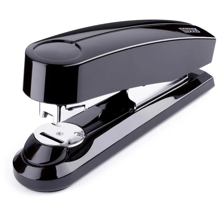 Novus B4FC Heftgerät, Flat-Clinch, Heftleistung 50 Blatt, Schwarz