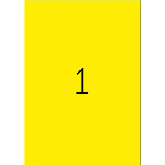 Herma Universaletiketten 4421, Special, Gelb, 210 X 297mm, Ablösbar, 20 Blatt, 20 Stück - Image 6