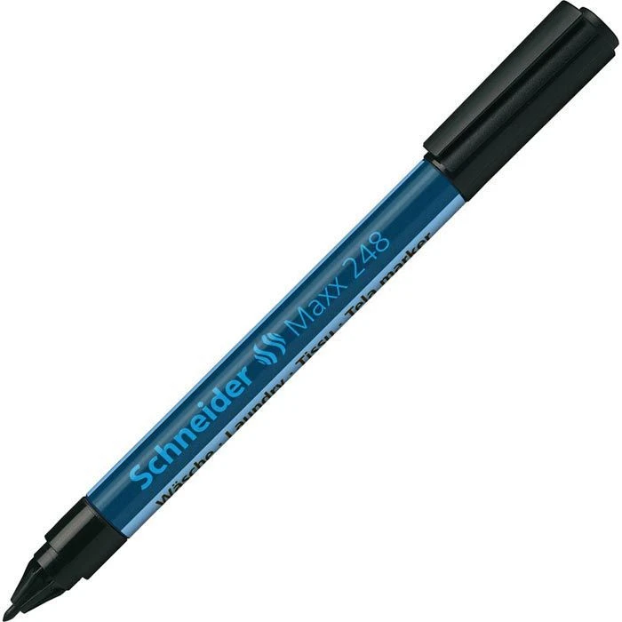 Schneider® Schneider Wäschemarker Maxx 248, 72481, Schwarz, 1mm, Wasch- & Kochfest Bis 90 Grad – Bild 2