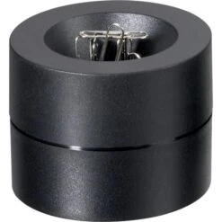 Maul Büroklammerspender 3012390, MAULpro, Magnetisch, Mit 15 Klammern, Schwarz