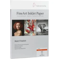 Hahnemühle Inkjet-Papier William Turner FineArt A4, 190 G/m², Matt, Einseitig Bedruckbar, 25 Blatt