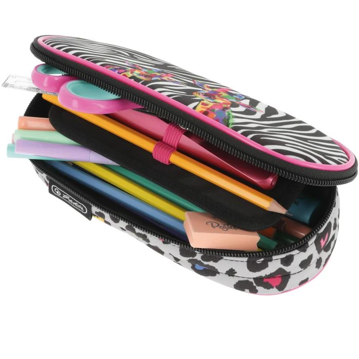 Herlitz Federmäppchen Faulenzer Etui Wild Neon, Schlamperetui, Bunt – Bild 4
