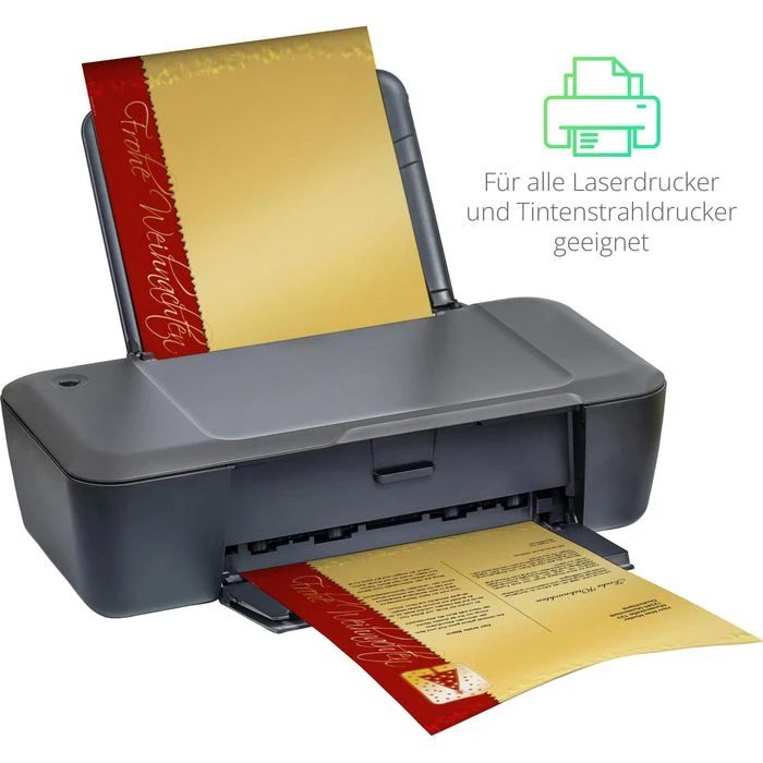 Weihnachtsbriefpapier A4 Frohe Weihnachten 100 Bl. - Image 3