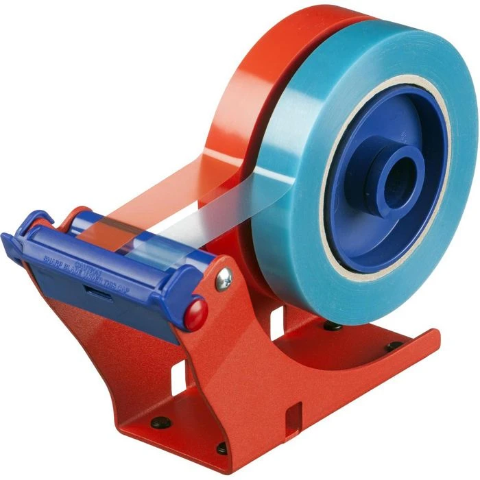 Tesa Klebefilmabroller 6012, Rot / Blau, Tischabroller Für 2 Kleberollen 25mm X 66m - Image 4