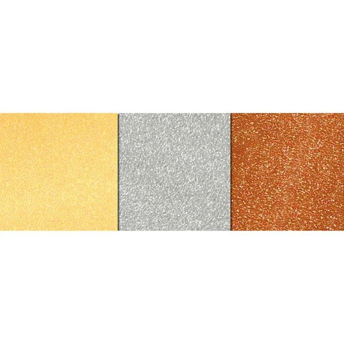 Ursus Faltblätter 3246899, Metallic, 10 X 10cm, 130g/m², 3 Farben Sortiert, 100 Blatt – Bild 2