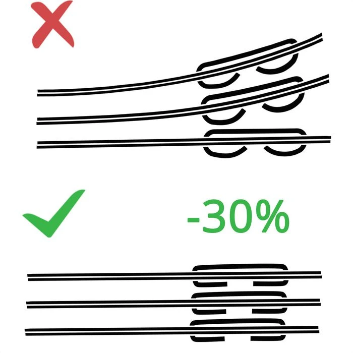 RAPESCO Heftgerät 1064, Heftleistung 30 Blatt, Schwarz - Image 2