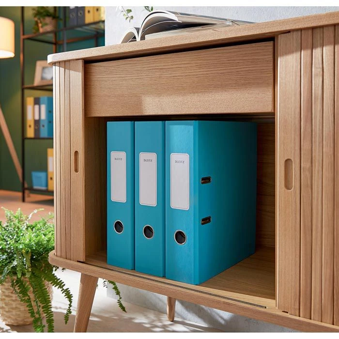 Leitz Ordner 1061-00-61, Cosy Soft-Touch, A4, Laminierter Karton, 8cm, Blau - Image 2