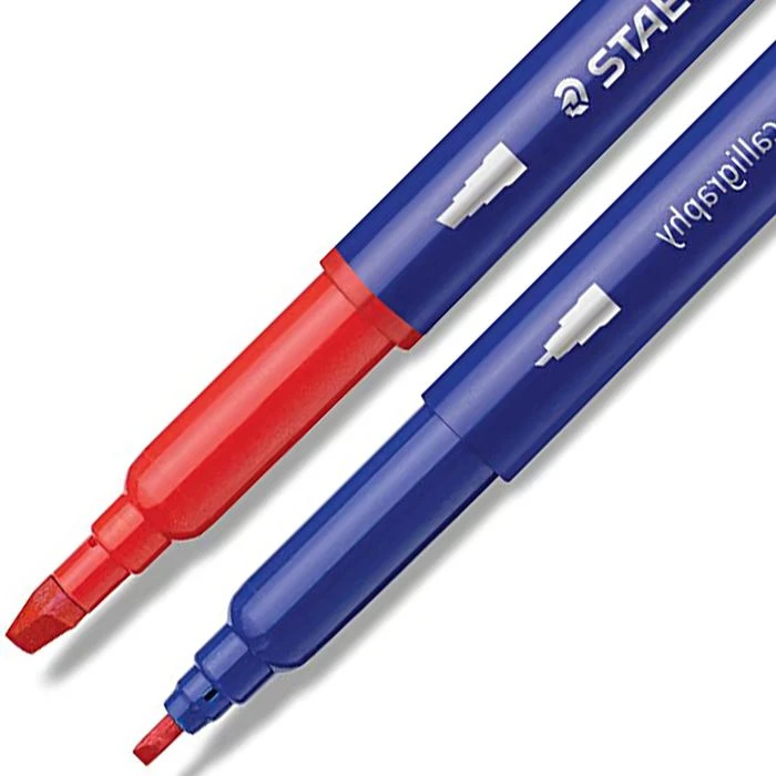 Staedtler Filzstifte 3005 TB24, Calligraphy, Doppelfasermaler 2,0 Und 3,5 Mm, 24 Stück – Bild 4
