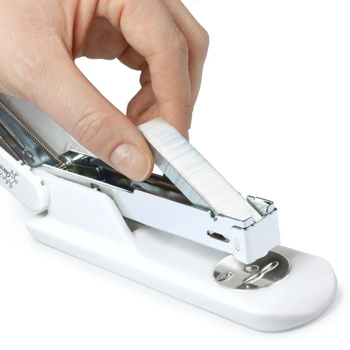 RAPESCO Heftgerät 1483 ECO Sting Ray, Germ-Savvy, Heftleistung 20 Blatt, Soft Weiß - Image 4