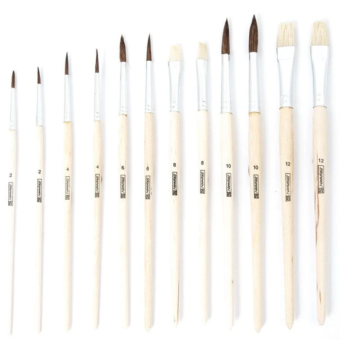 Brunnen 1048929 Schulpinsel 12 Stück Set - Image 2