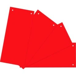 Bene Trennstreifen 201950RT, Rot, 24 X 10 Cm, 180g/m² Karton, 100 Stück