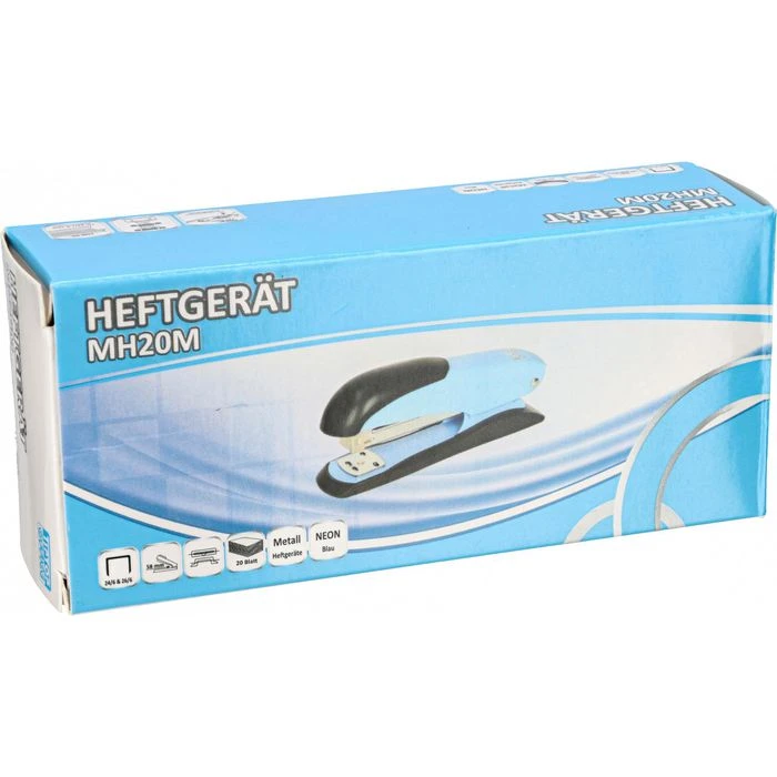 TipTop-Office Heftgerät TTO 405678, MH20M, Heftleistung 20 Blatt, Blau - Image 5