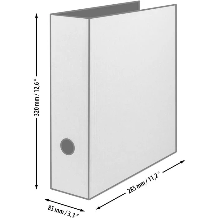 Rössler-Papier Ordner 1317452700 S.O.H.O., Karton, A4, 8,5cm, Taupe - Image 6