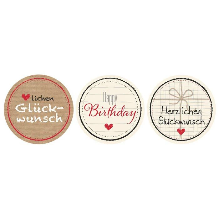 Zweckform Sticker 56814 Z-Design Deko-Sticker, Herzlichen Glückwunsch, Auf Rolle, 50 Aufkleber - Image 3