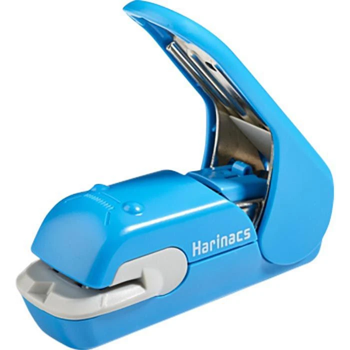 Kokuyo Heftgerät Harinacs Press Type SLN-MPH105B, Heftleistung 5 Blatt, Klammerlos, Blau
