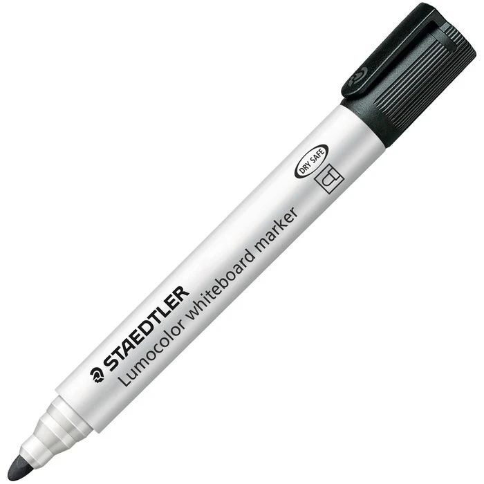 Staedtler Boardmarker Lumocolor 351 WP4-9X Schwarz, Strichbreite 2mm, 4 Stück – Bild 2