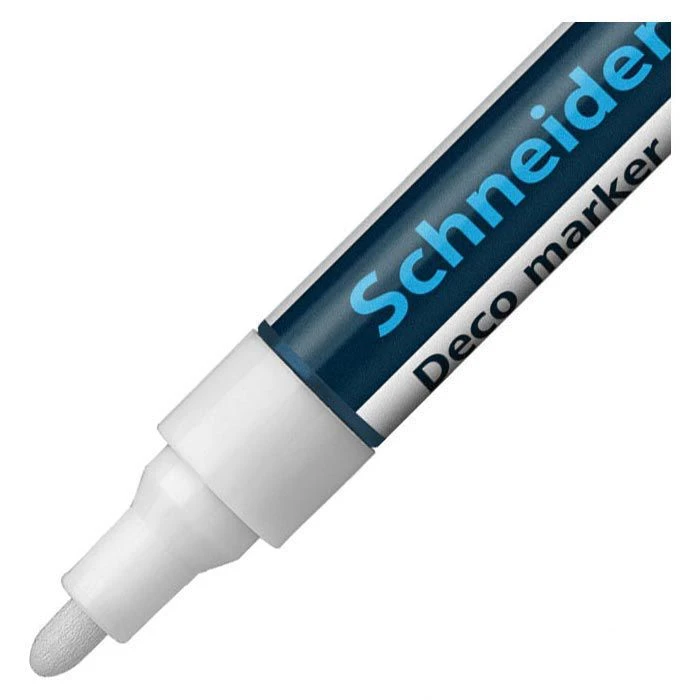 Schneider® Schneider Deco-Marker Maxx 265, 126549, Weiß, Strichbreite 2 - 3mm, Rundspitze – Bild 2