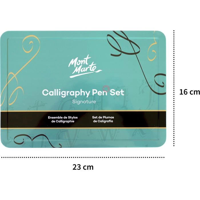 Mont-Marte Schreibset Kalligraphie-Set, Kunststoff, Füller Und Zubehör, Box – Bild 7