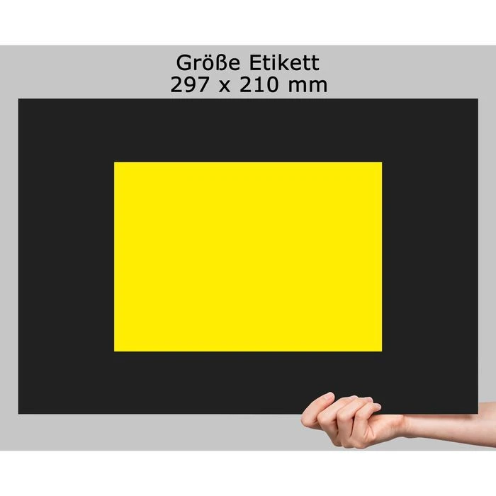 Herma Universaletiketten 4421, Special, Gelb, 210 X 297mm, Ablösbar, 20 Blatt, 20 Stück - Image 4