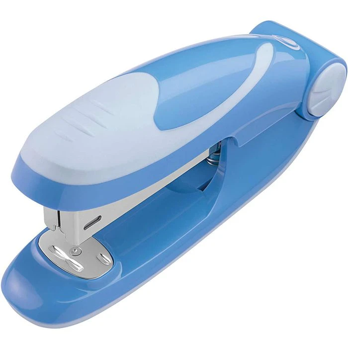 Herlitz Heftgerät 50025459 Ergonomie, Heftleistung 15 Blatt, Baltic Blue