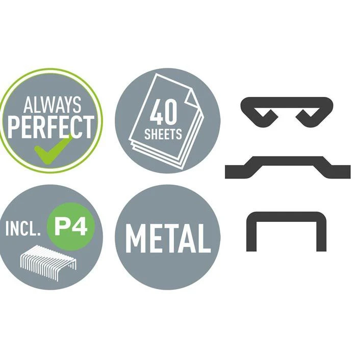 Leitz Heftgerät 5504-00-95, NeXXt, Heftleistung 40 Blatt, Schwarz - Image 5