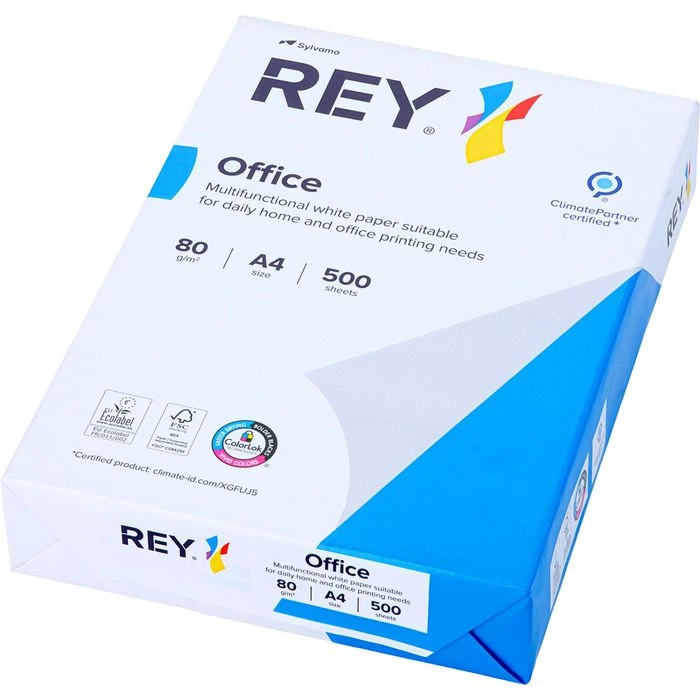 Rey Office Papier A4 80g 500 Blatt Hochweiß